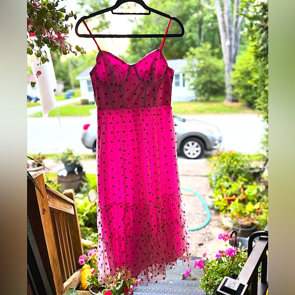 NWT BETSEY JOHNSON HEART DRESS.